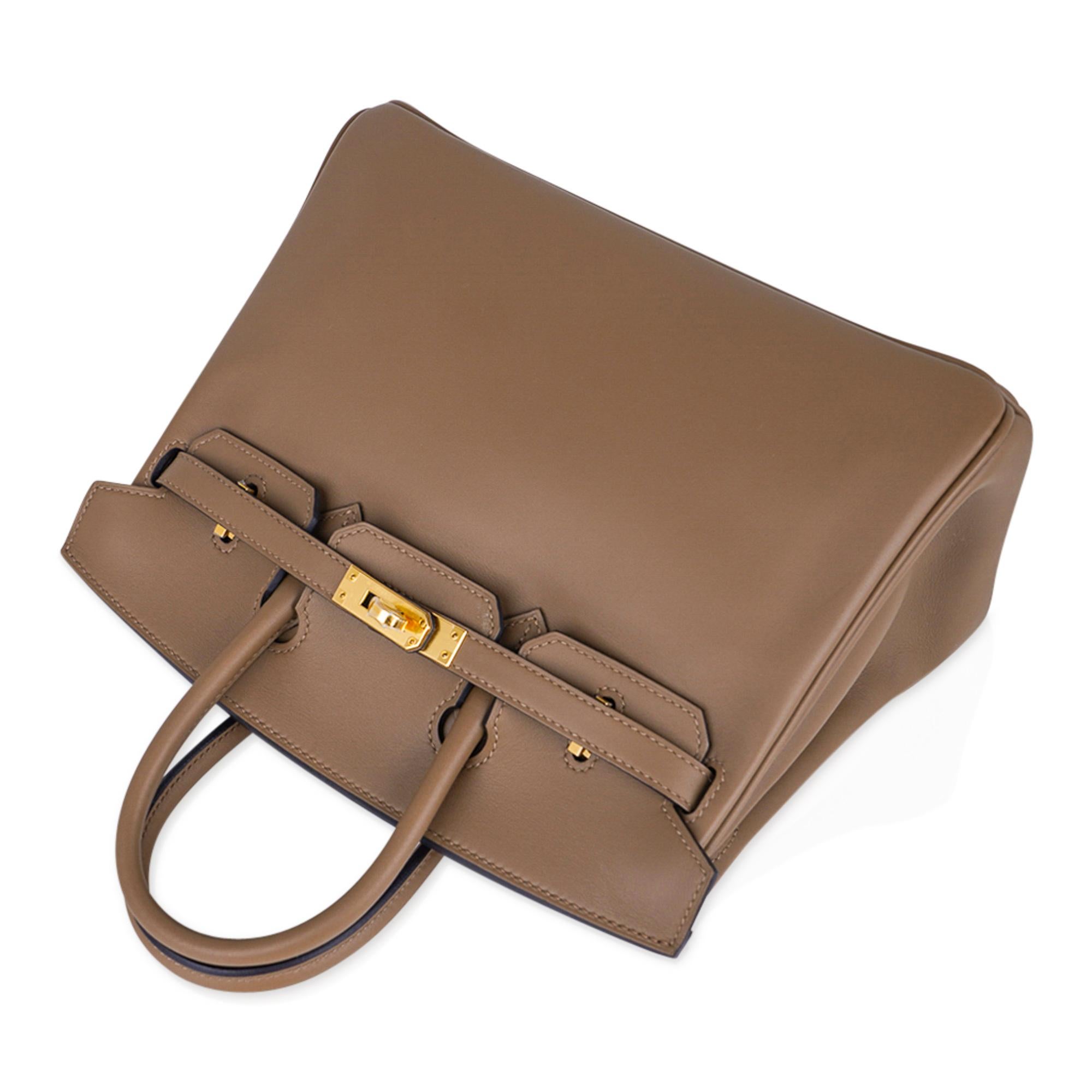 Hermes Birkin 25 Beige De Weimar Veau Jonathan Leather Gold Hardware 1