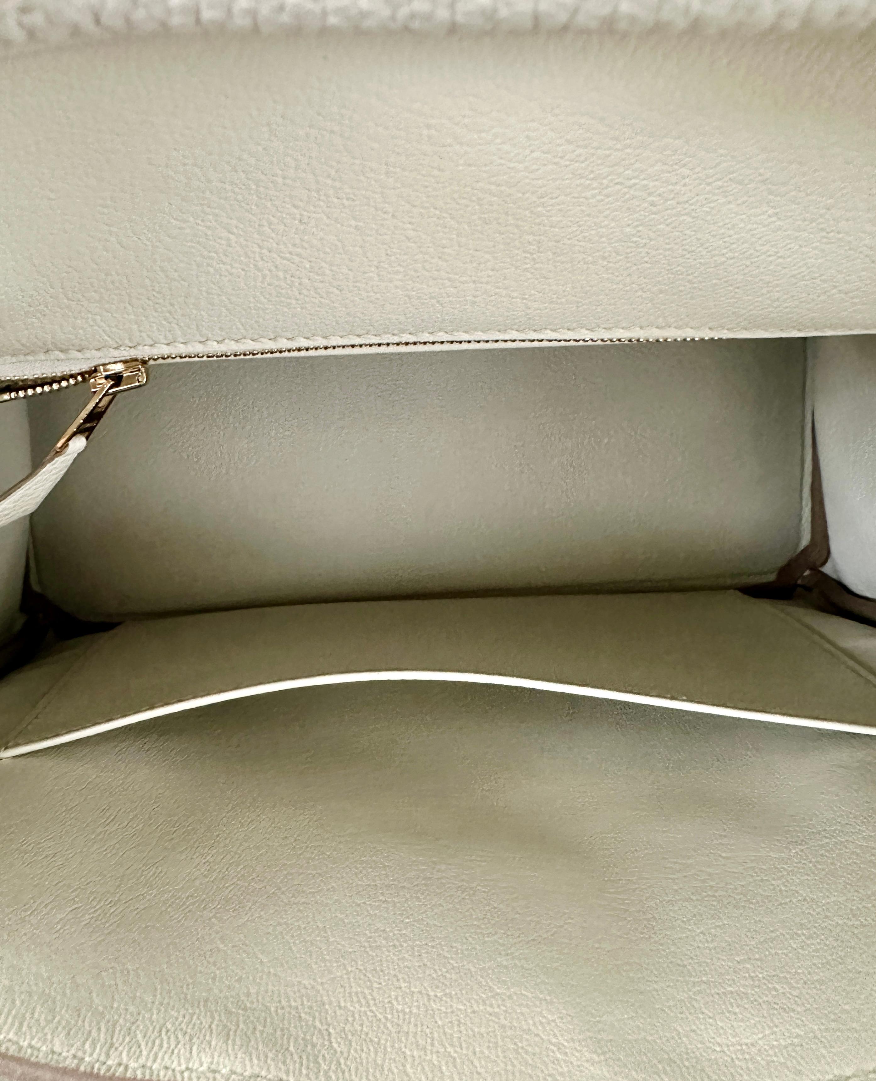 Hermes Birkin 25 Beton Borsa Hardware Oro W 3