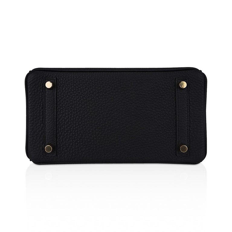 Hermès Birkin 25 Black Togo with Gold Hardware Bag For Sale at 1stDibs