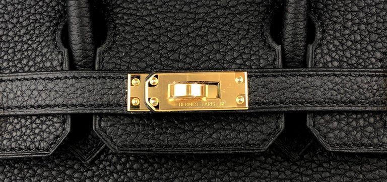 Hermès Black Togo Birkin 25 Gold Hardware, 2022 Available For