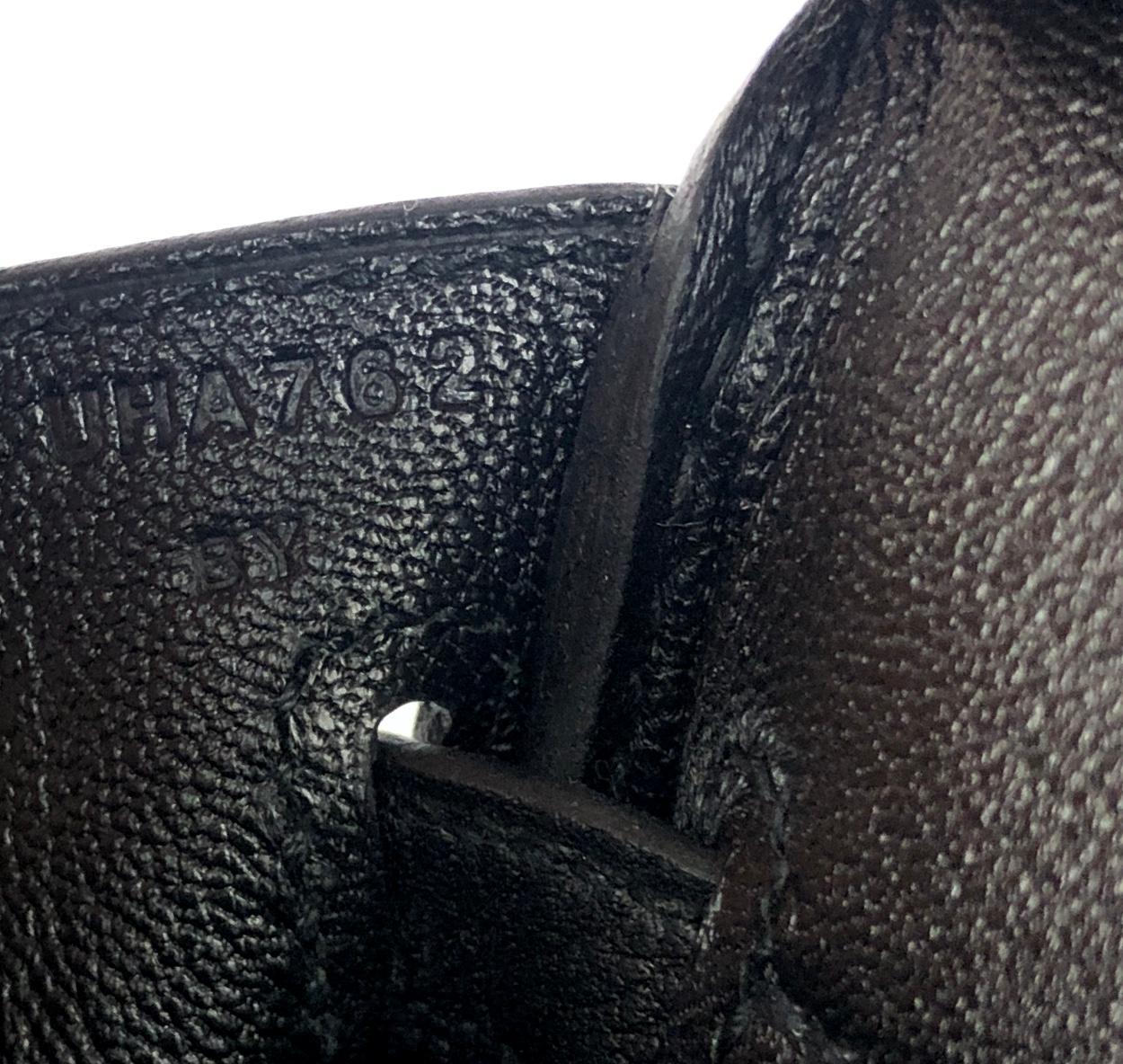 Hermes Birkin 25 Black Noir Togo Leather Handbag Gold Hardware 2022 3
