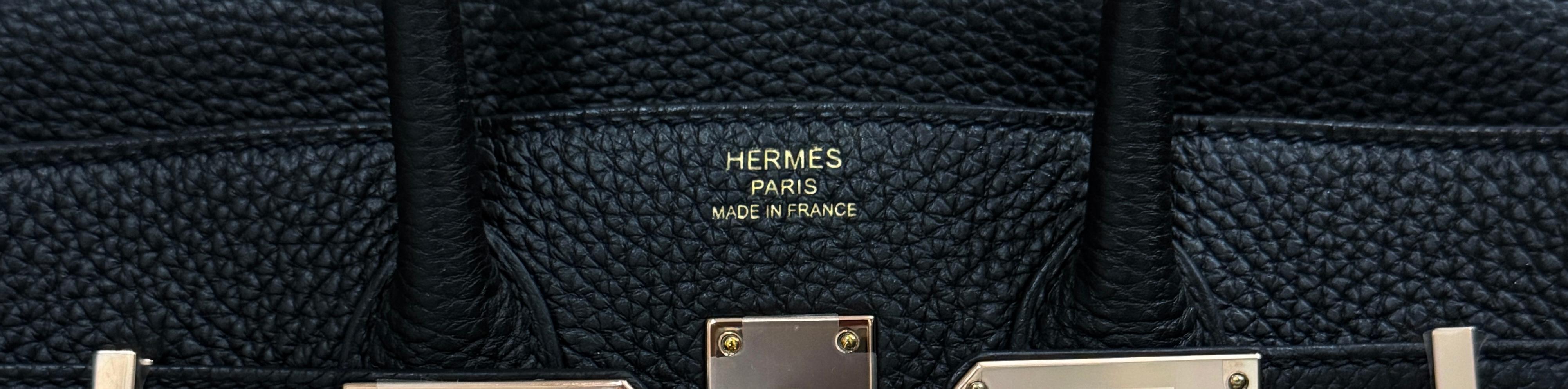 Absolutely Stunning and One The Most Coveted and Difficult to get Hermes Combos! RARE Almost Like New Hermes Birkin 25 BlackTogo Leather complimented by Rose Gold Hardware. Plastic on all Hardware and Feet. Worn only a few times and stored away .