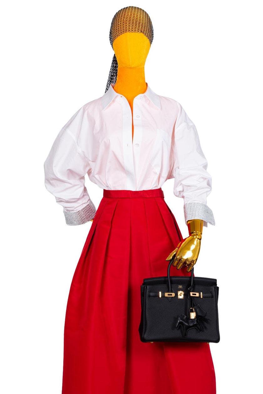 Hermès Birkin 25 Black Togo with Gold Hardware Bag For Sale 3