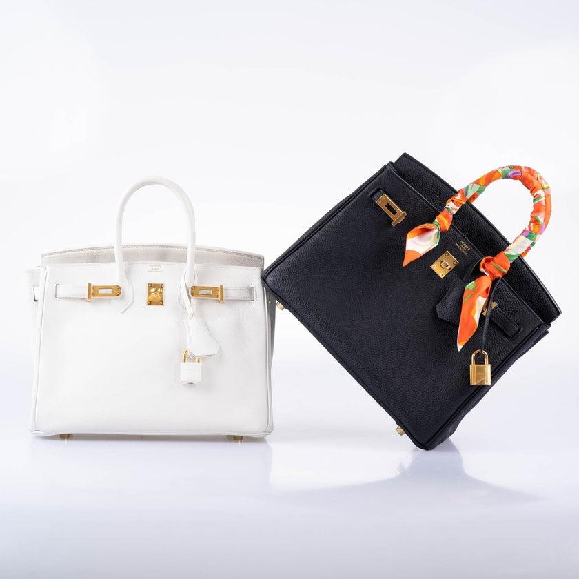 Hermès Birkin 25 Black Togo with Gold Hardware Bag For Sale 1