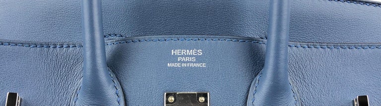 Hermes Birkin Watch 25 Blue Agate 
