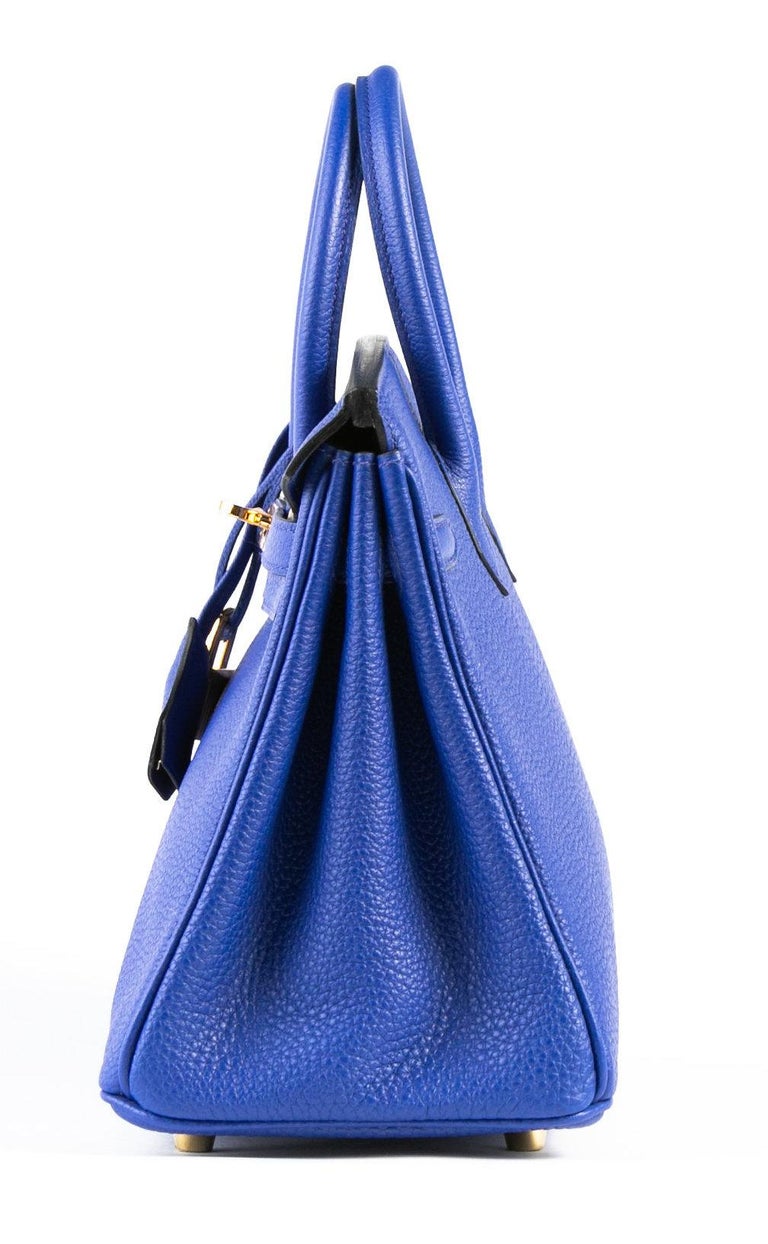 Hermès Birkin 25 Blue Indigo Togo Palladium Hardware