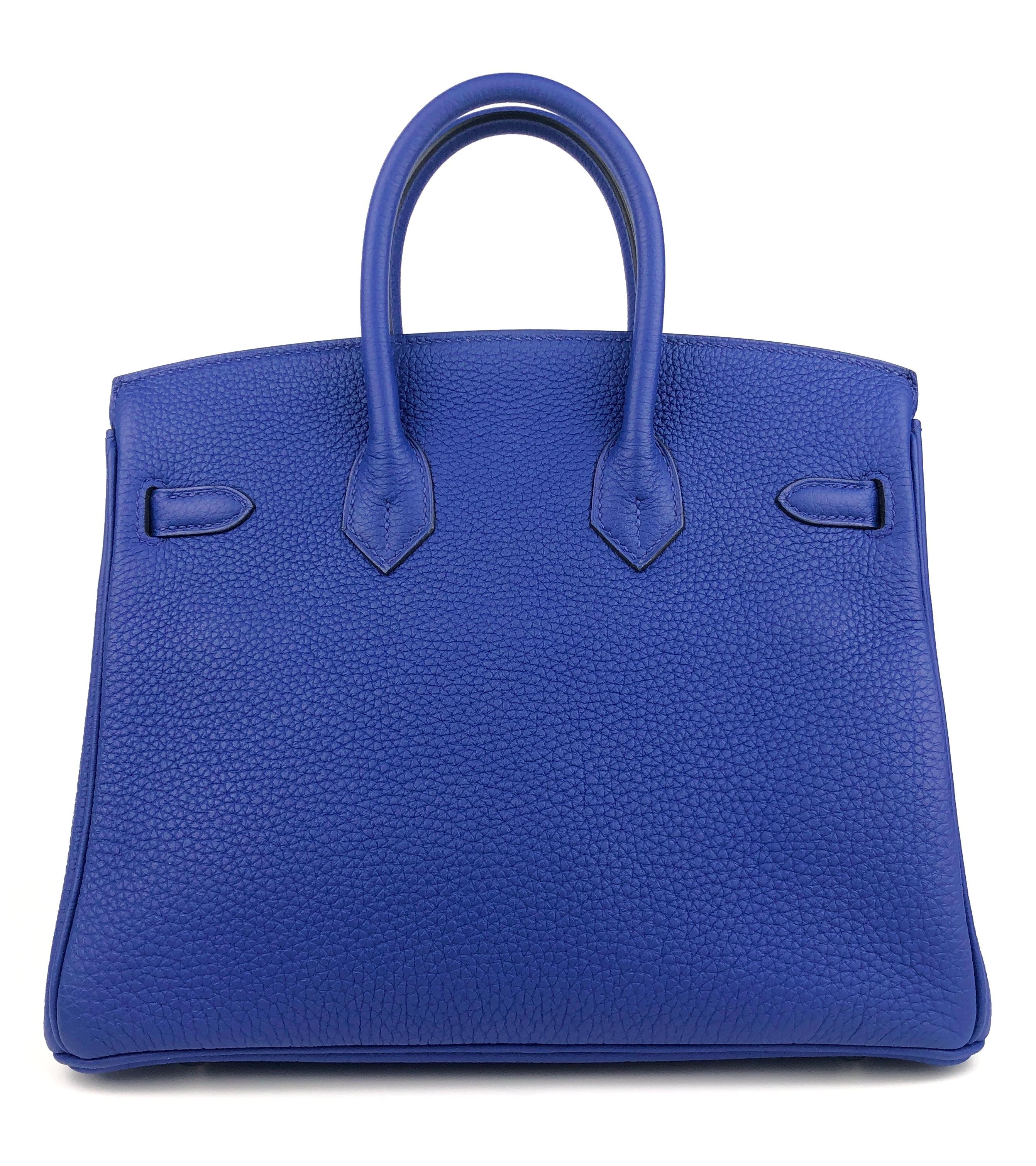 blue birkin bag