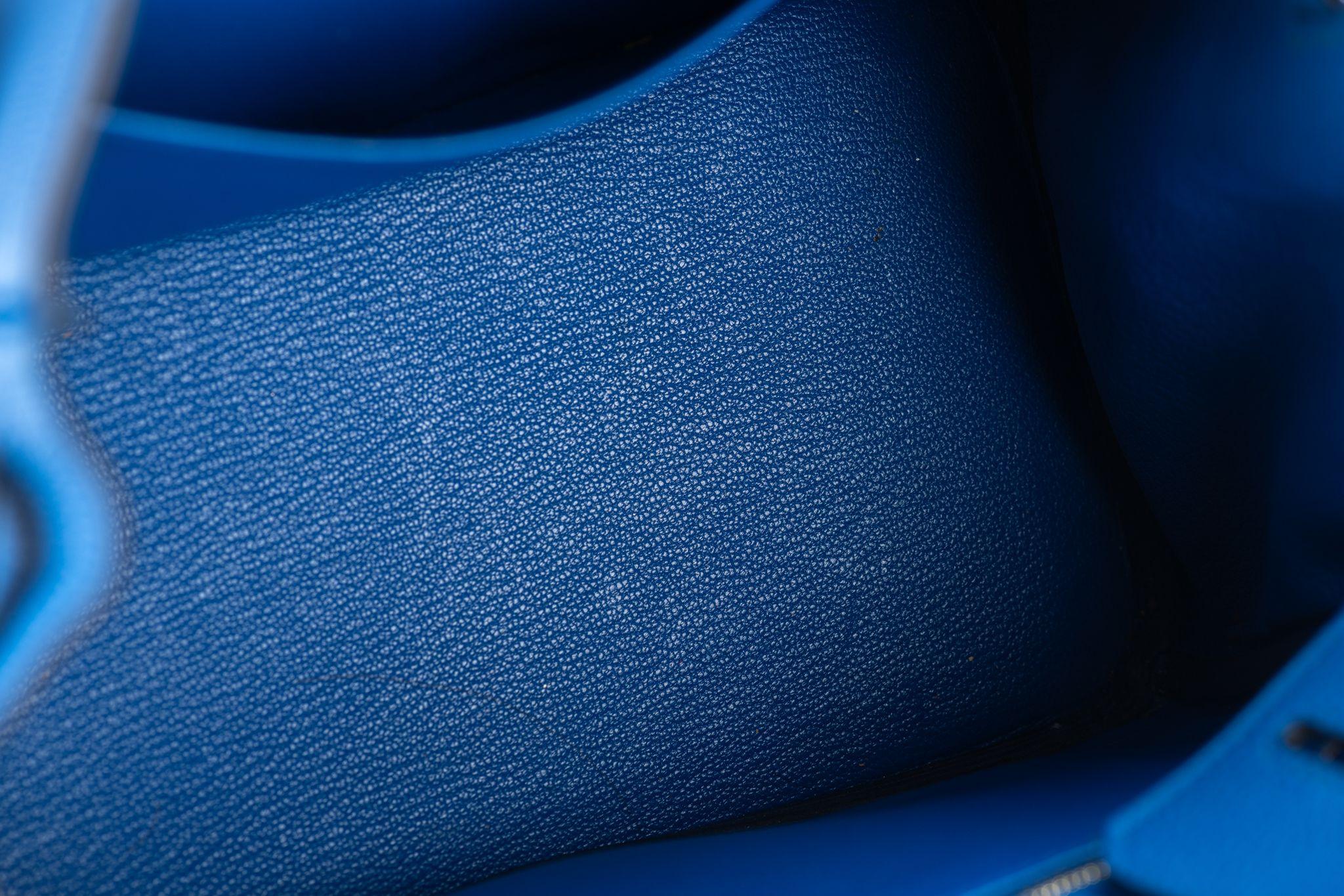 Hermès Birkin 25 Blue Electrique Togo For Sale 9