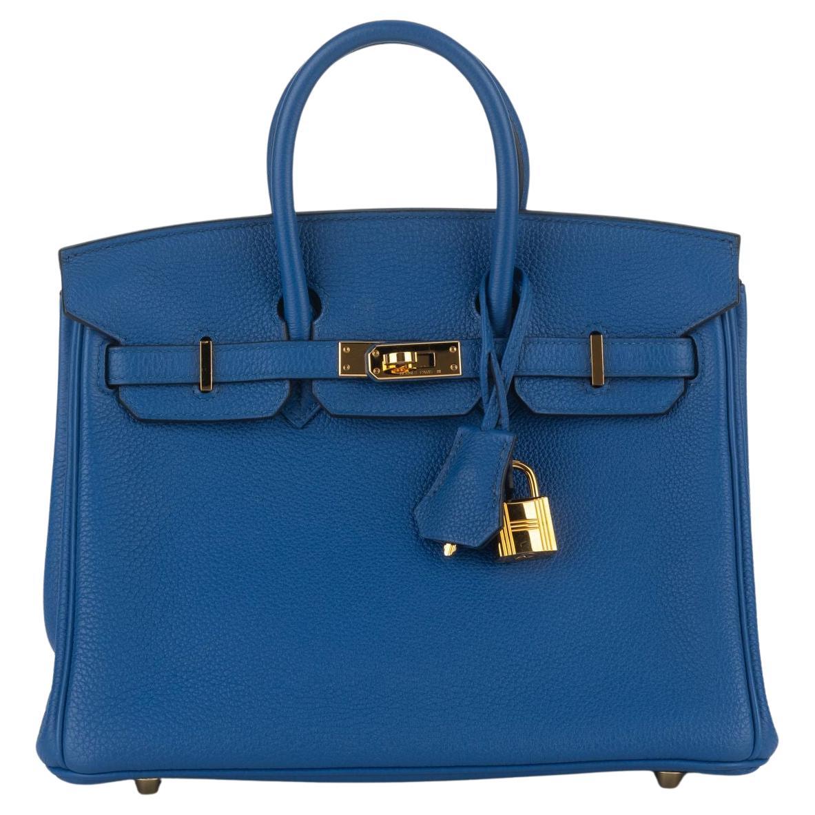 Hermès Birkin 25 Blue Electrique Togo For Sale