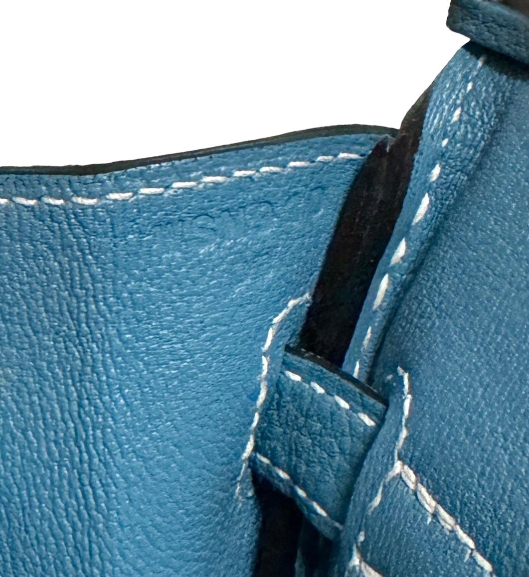 Women's or Men's Hermes Birkin 25 Blue Jean Togo Leather Gold Hardware 2024 NEW