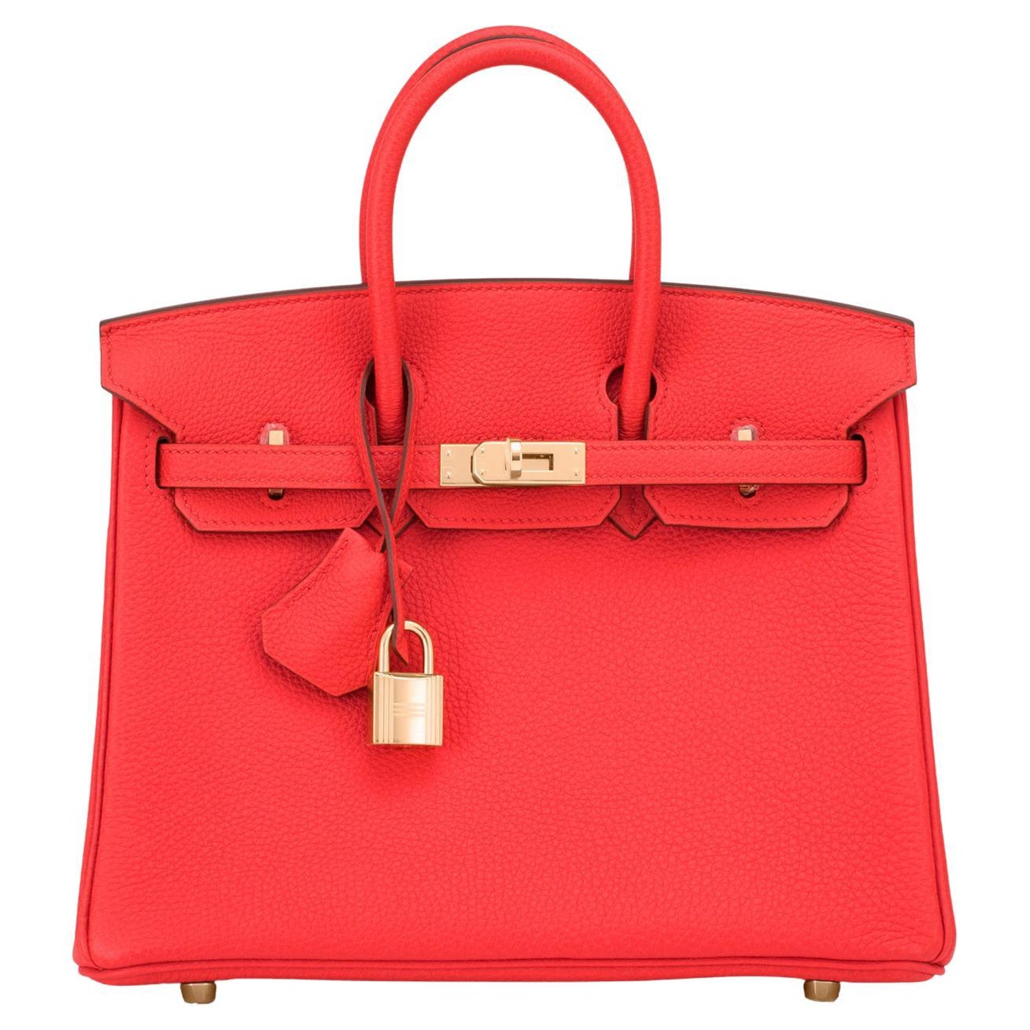 Birkin 30 Ostrich Rouge Casaque