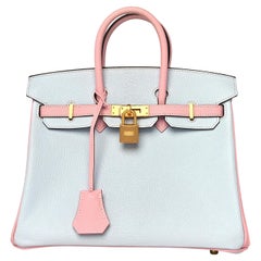 Very RARE and Brand New Hermès Birkin Rose Sakura 25 at 1stDibs