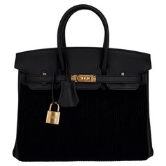 Sac Hermès Birkin 25 « Côte à Côte » Tuffetage, édition limitée