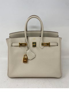 Hermes Birkin 25 Craie Bag