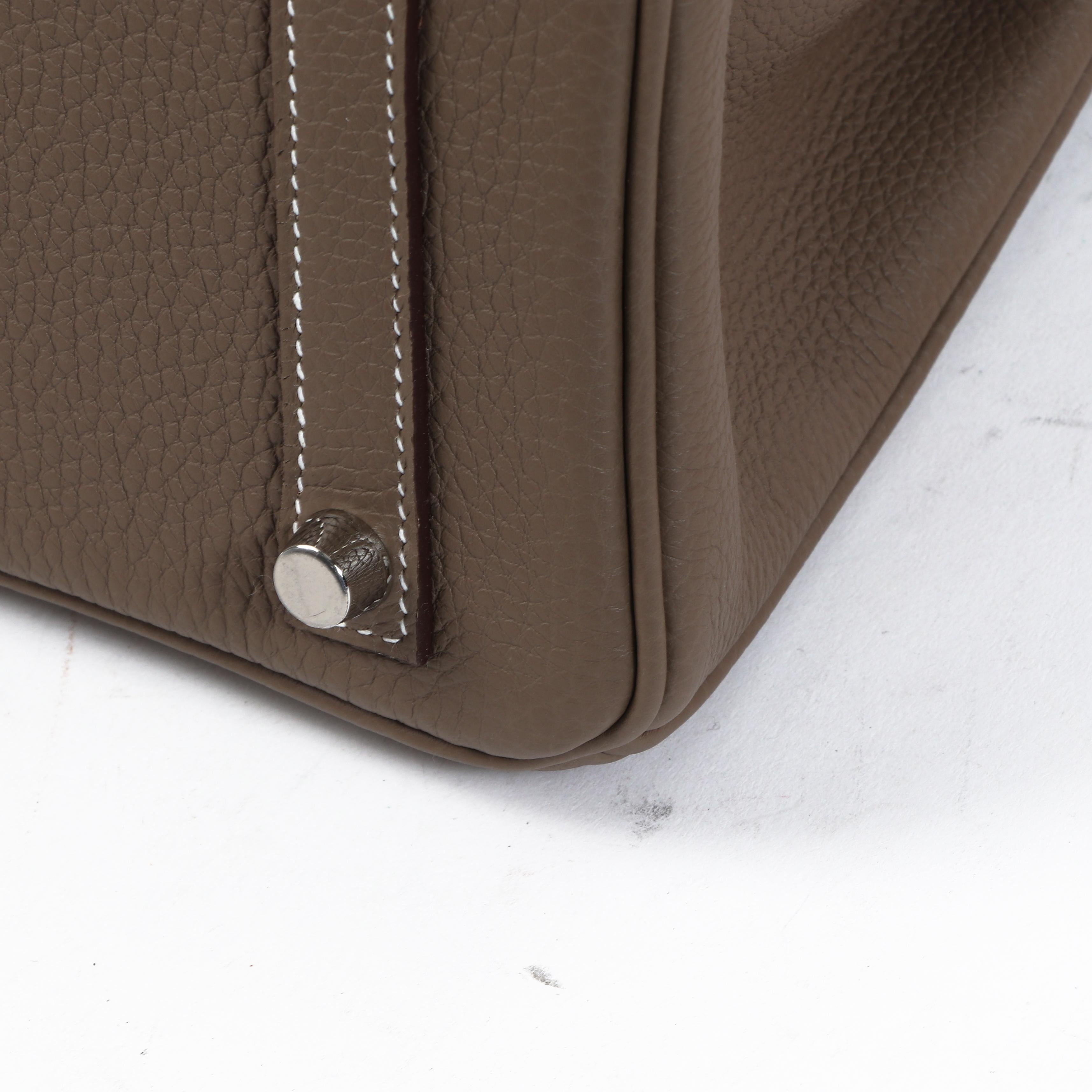 Hermès Birkin 25 Etoupe Togo PHW 2