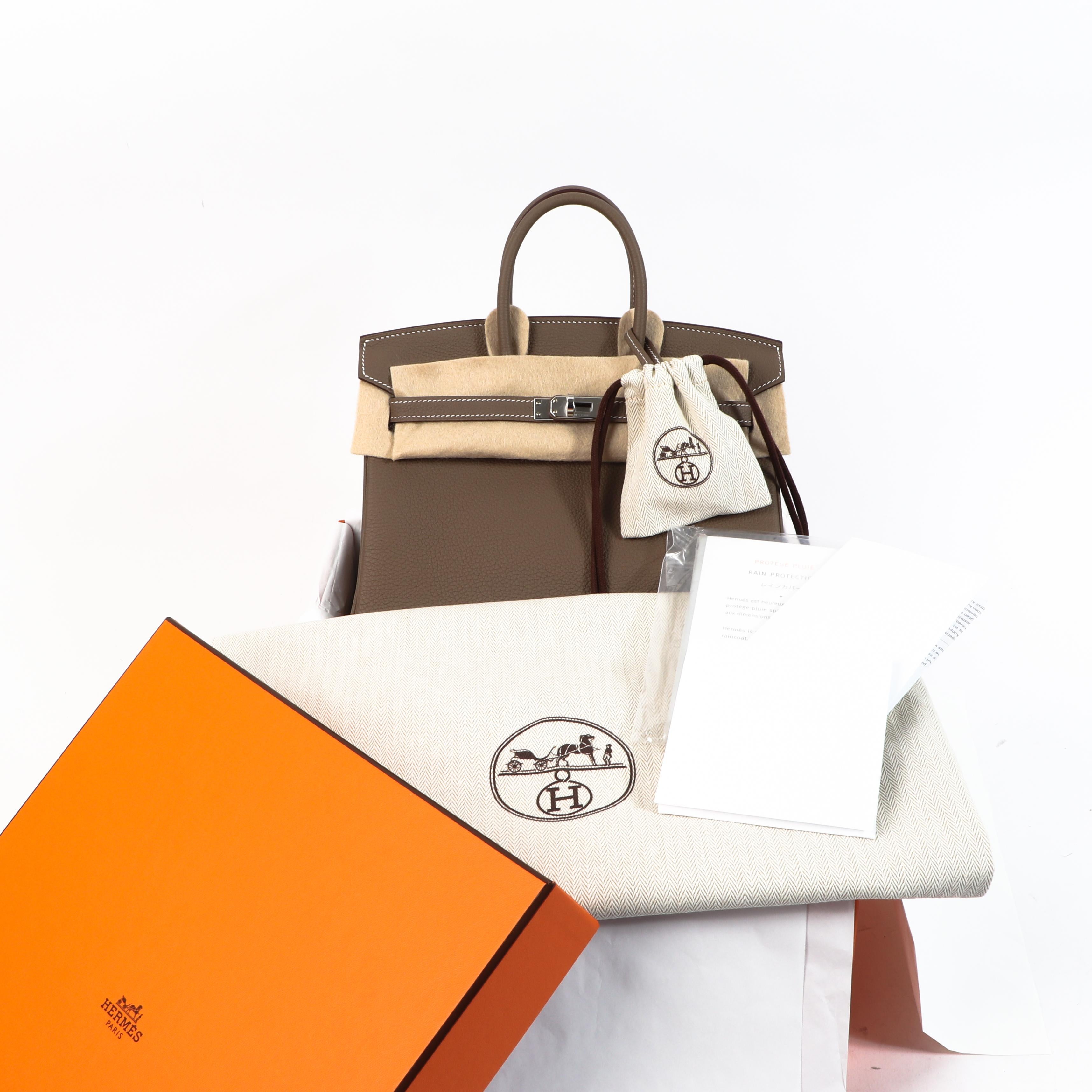 Hermès Birkin 25 Etoupe Togo PHW 6