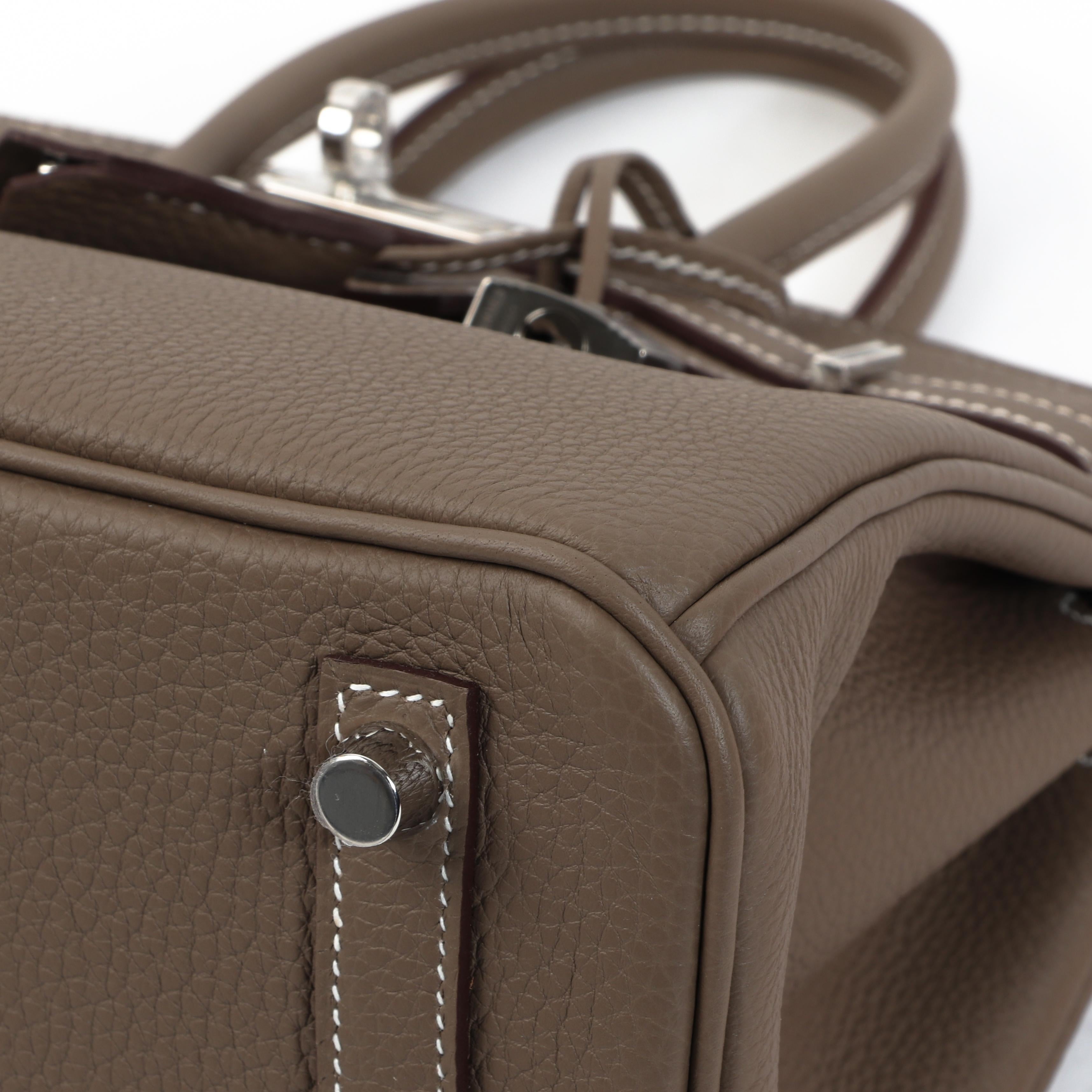 Hermès Birkin 25 Etoupe Togo PHW 1