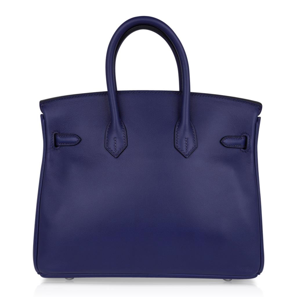 Birkin 25 blue nuit clearance