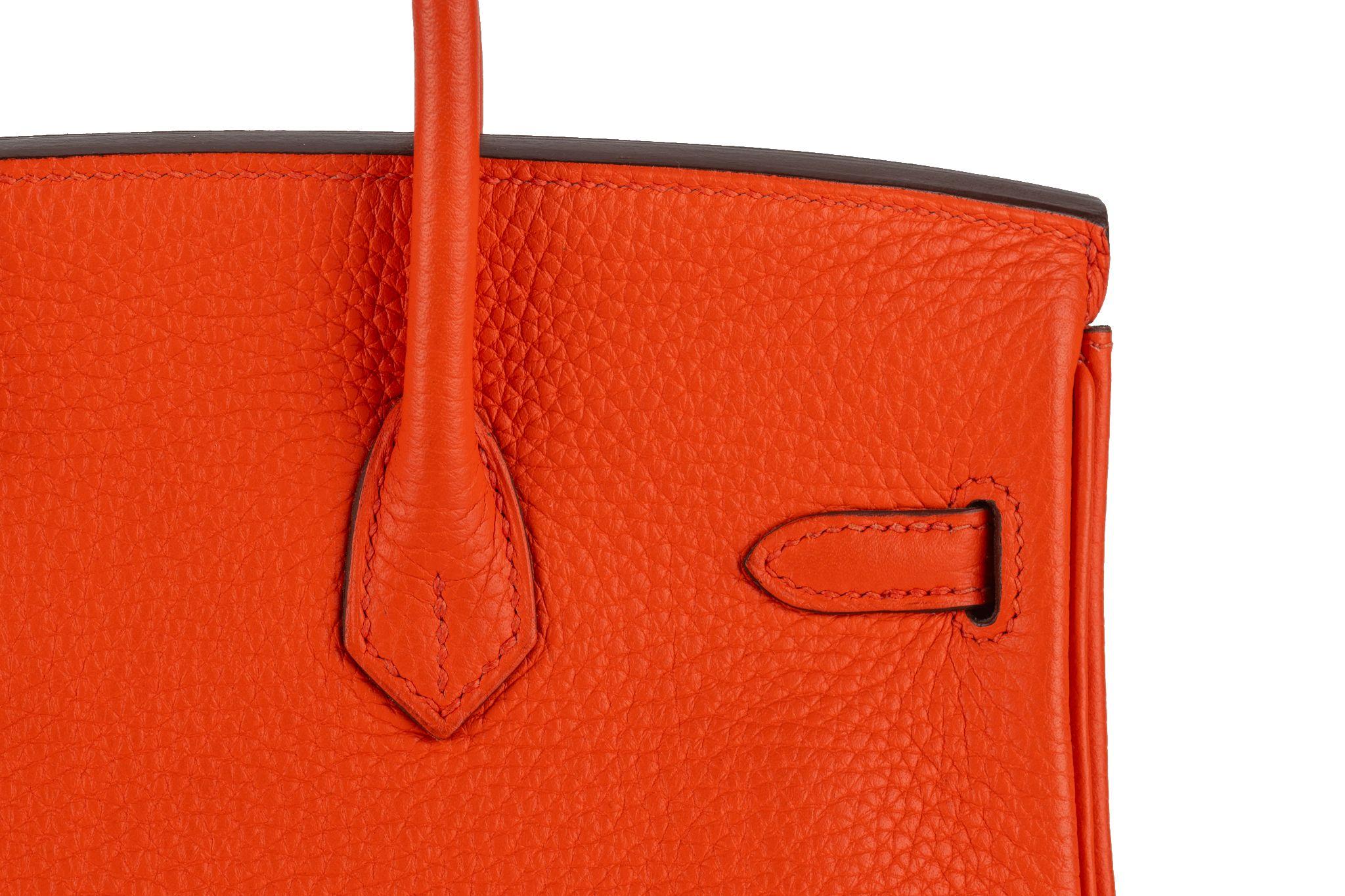 Hermès Birkin 25 Few Togo Gold Hardware For Sale 5