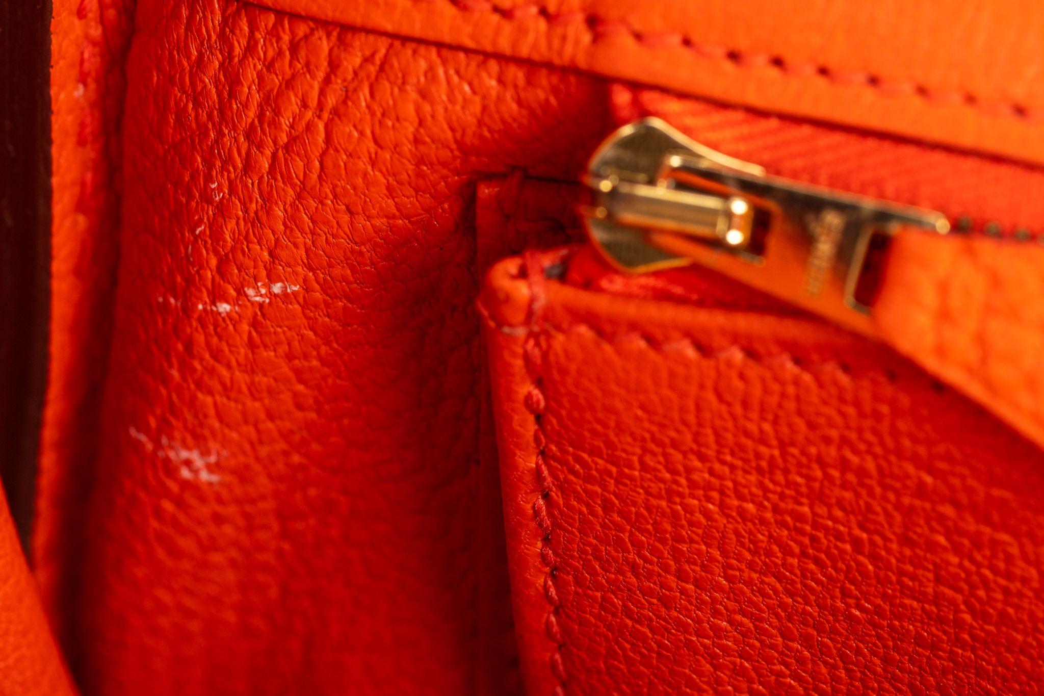 Hermès Birkin 25 Few Togo Gold Hardware For Sale 8