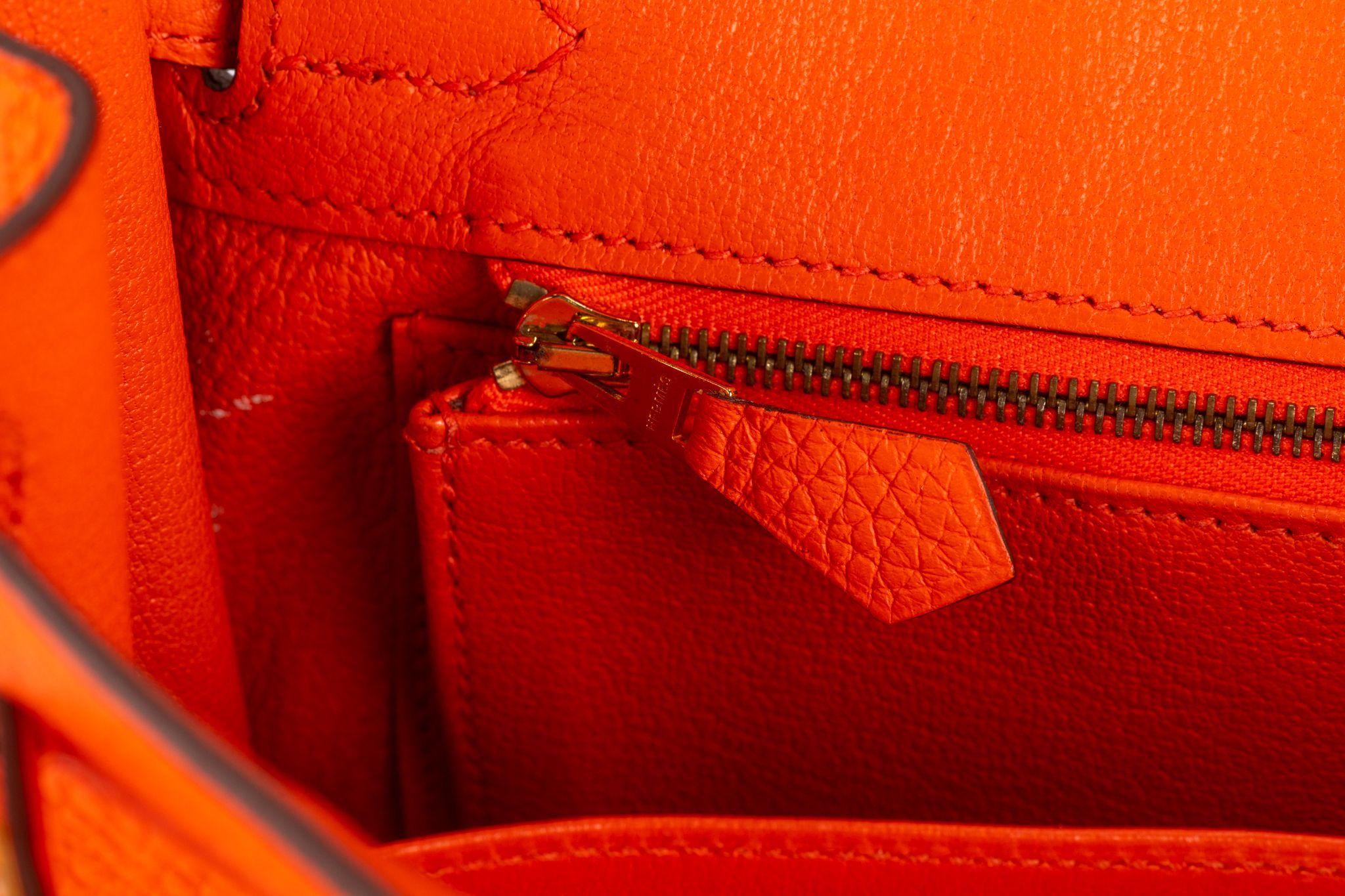 Hermès Birkin 25 Few Togo Gold Hardware For Sale 9