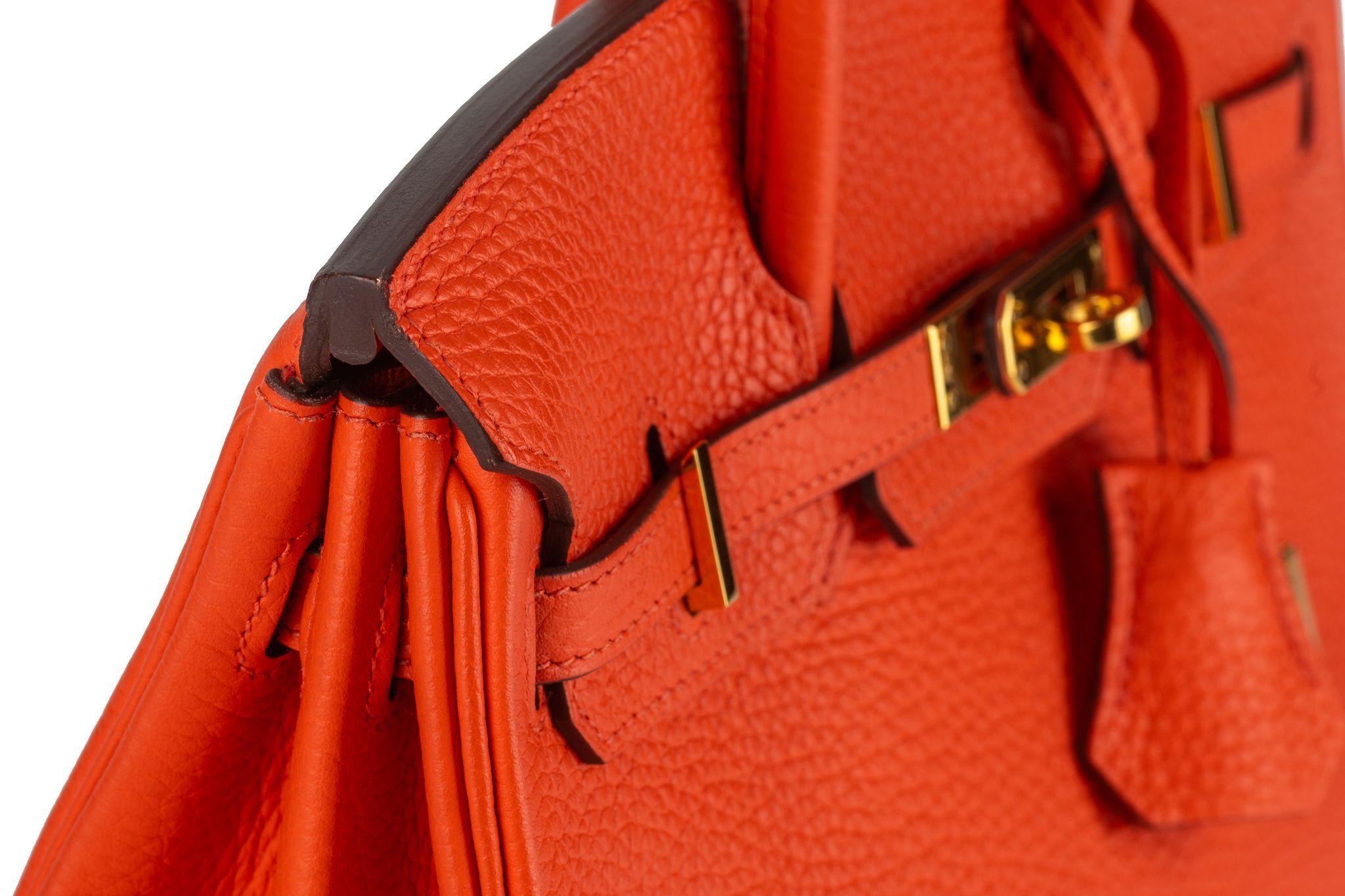 Hermès Birkin 25 Few Togo Gold Hardware For Sale 2