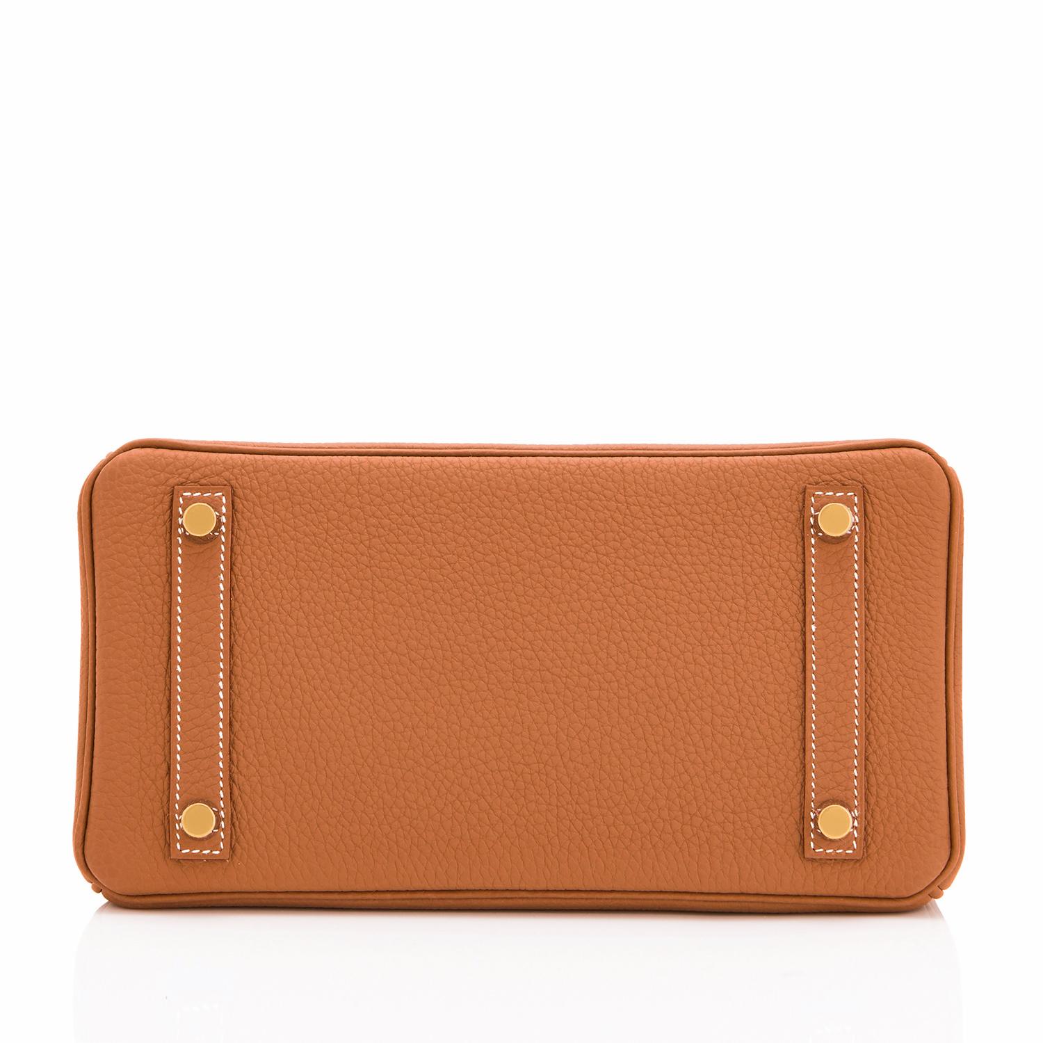 Hermes Birkin 25 Gold Camel Tan Tasche Togo Gold Hardware Y Stempel:: 2020 3