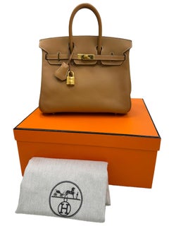 Hermès Birkin 25 Gold Epsom Leather With Gold Hardware Handbag