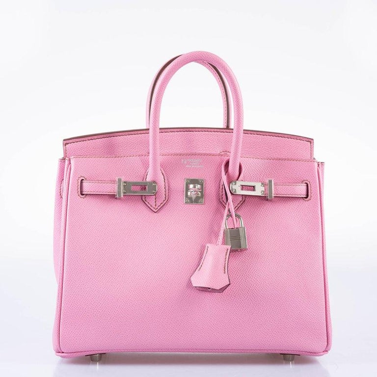 Hermès Birkin 25 HSS Bubblegum Pink 5P Epsom with Palladium Hardware