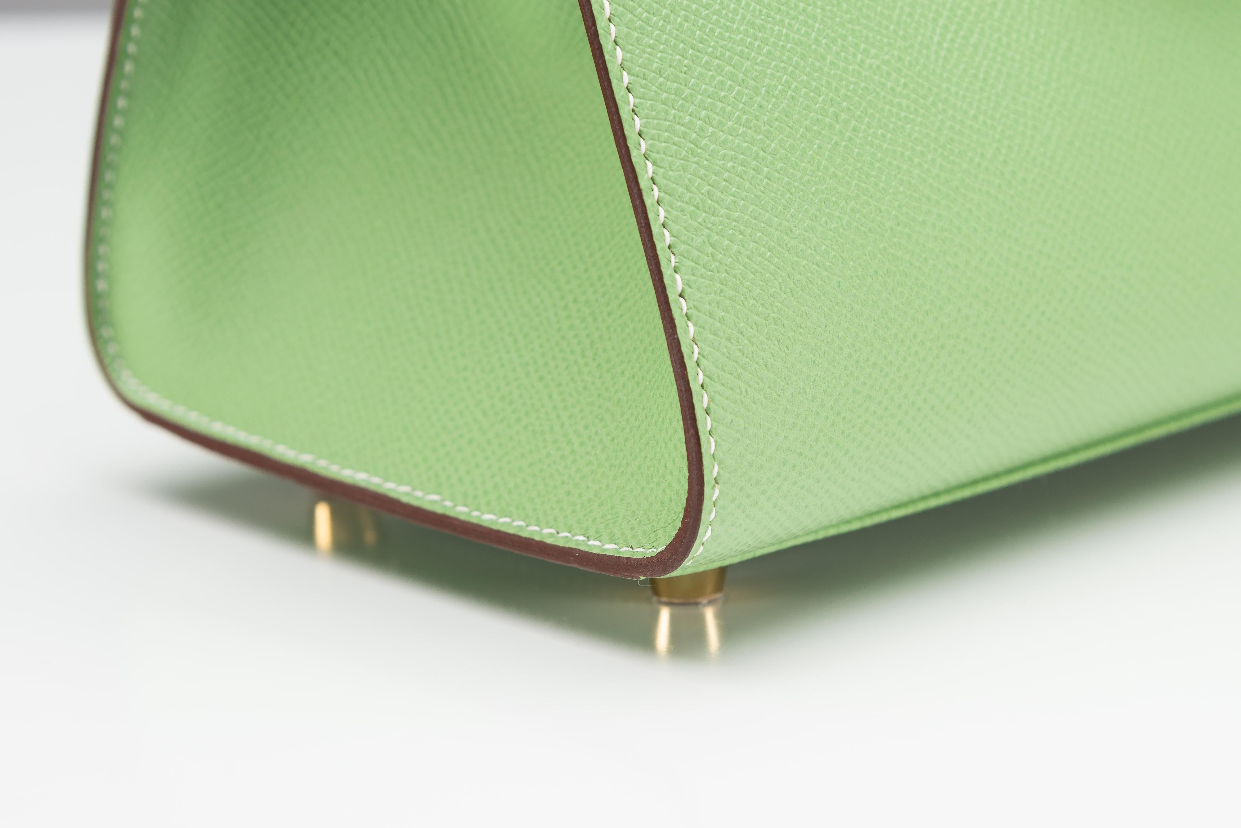 Hermes Birkin 25 HSS VIP Order Vert Criquet NEW Komplett-Set 6