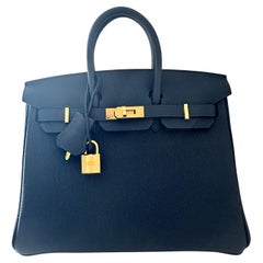 Hermès Birkin 25 in Bleu Abysse