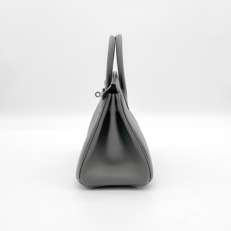 HERMÈS Birkin 25 handbag in Gris Neve Togo leather with Palladium  hardware-Ginza Xiaoma – Authentic Hermès Boutique