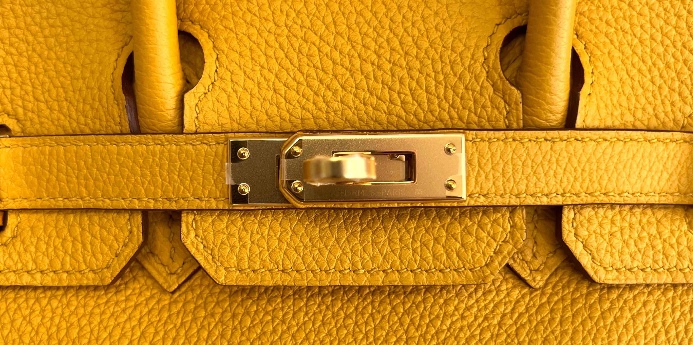 yellow birkin bag