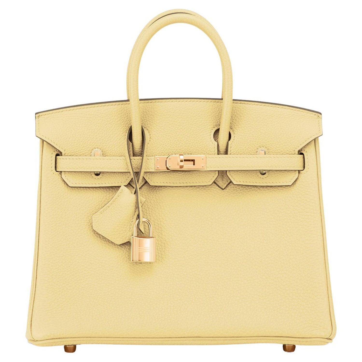 Hermes Birkin 30cm Jaune Ambre Bag Togo Amber Yellow Gold Hardware at  1stDibs