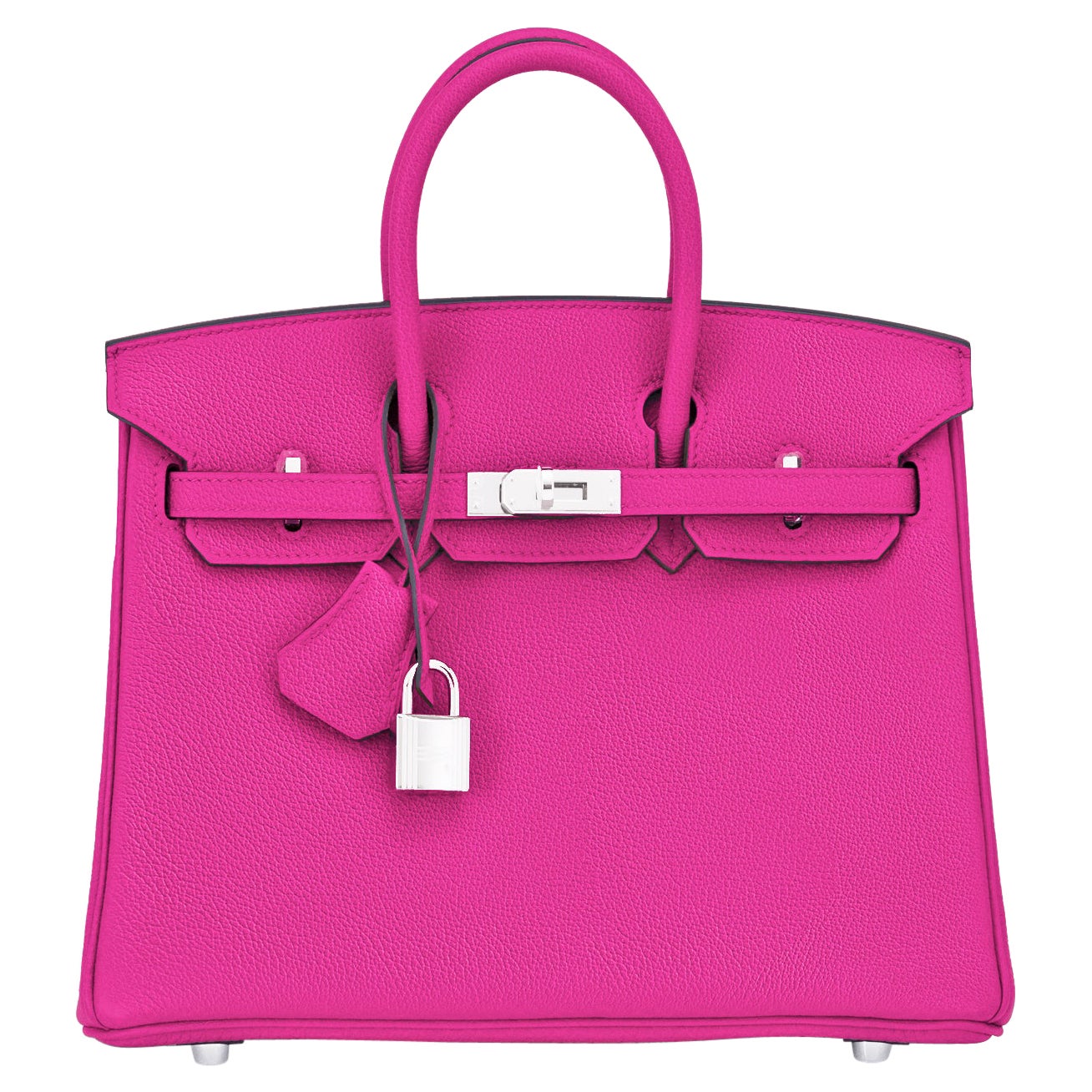 Hermes Birkin 25 Magnolia Capucine Jewel Pink Red Orange Verso Bag Z Stamp, 2021
