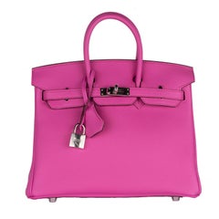 Hermes Birkin 25 Magnolia Togo Palladium Bag at 1stDibs | hermes ...