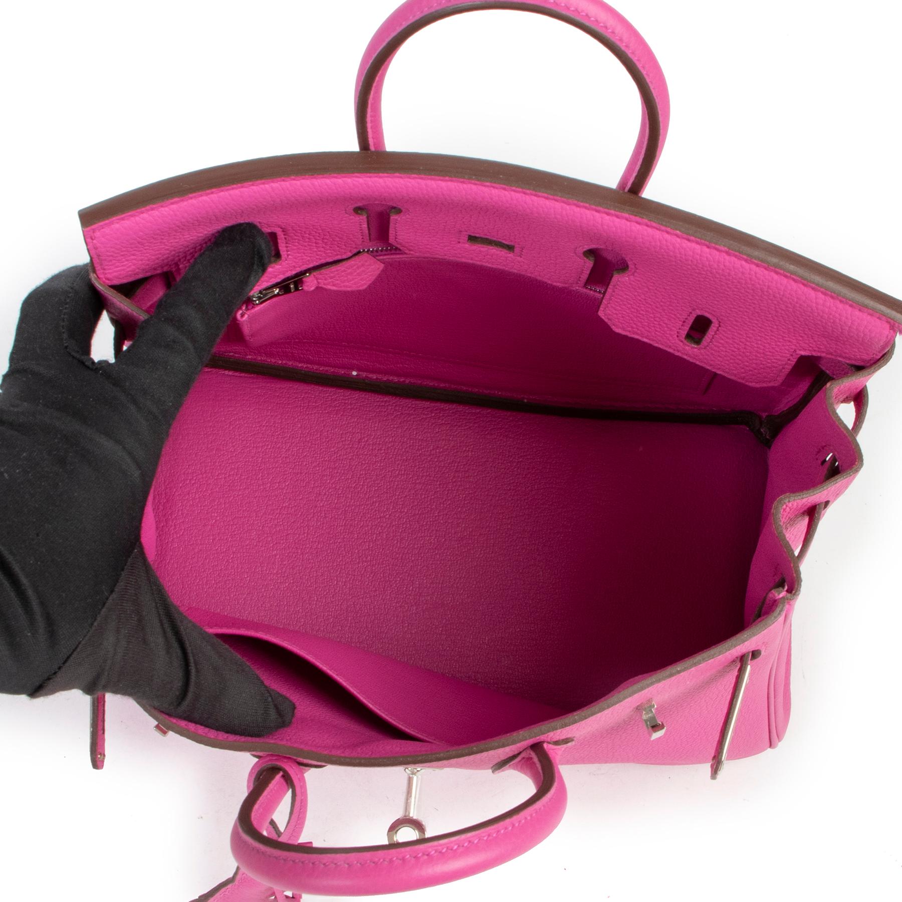 Pink Hermès Birkin 25 Magnolia Togo PHW