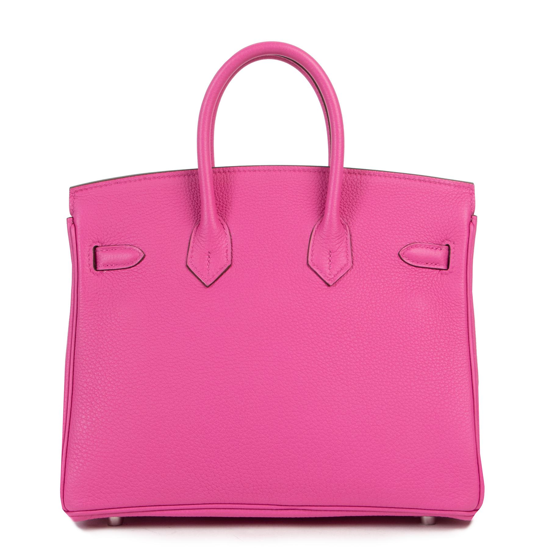 Hermès Birkin 25 Magnolia Togo PHW In Excellent Condition In Antwerp, BE