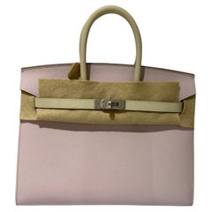 Hermes Birkin 25 Malva Pálido y Craie pedido especial