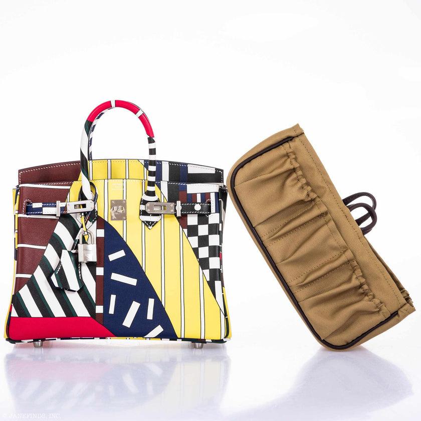 Hermès Birkin 25 Multicolor Swift Leather Palladium Hardware par Nigel Peak en vente 13