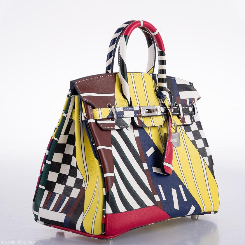 Hermès Birkin 25 Multicolor Swift Leather Palladium Hardware par Nigel Peak Neuf - En vente à NYC Tri-State/Miami, NY