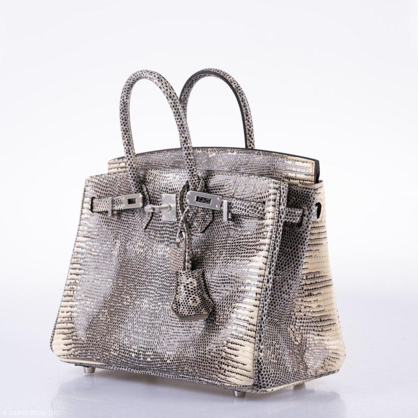 Women's Hermès Birkin 25 Ombre Lizard Palladium Hardware Bag For Sale