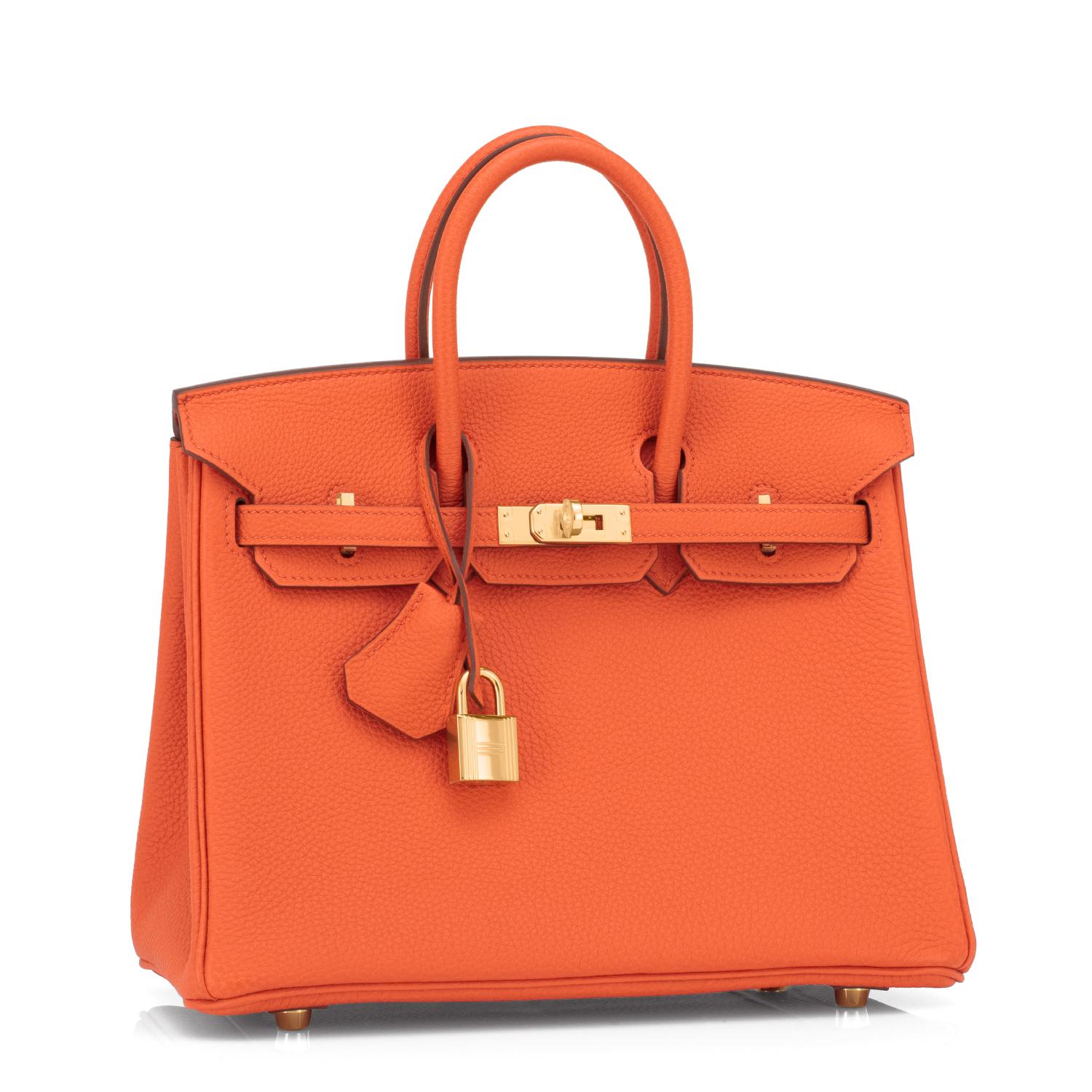 hermes kelly 25 orange