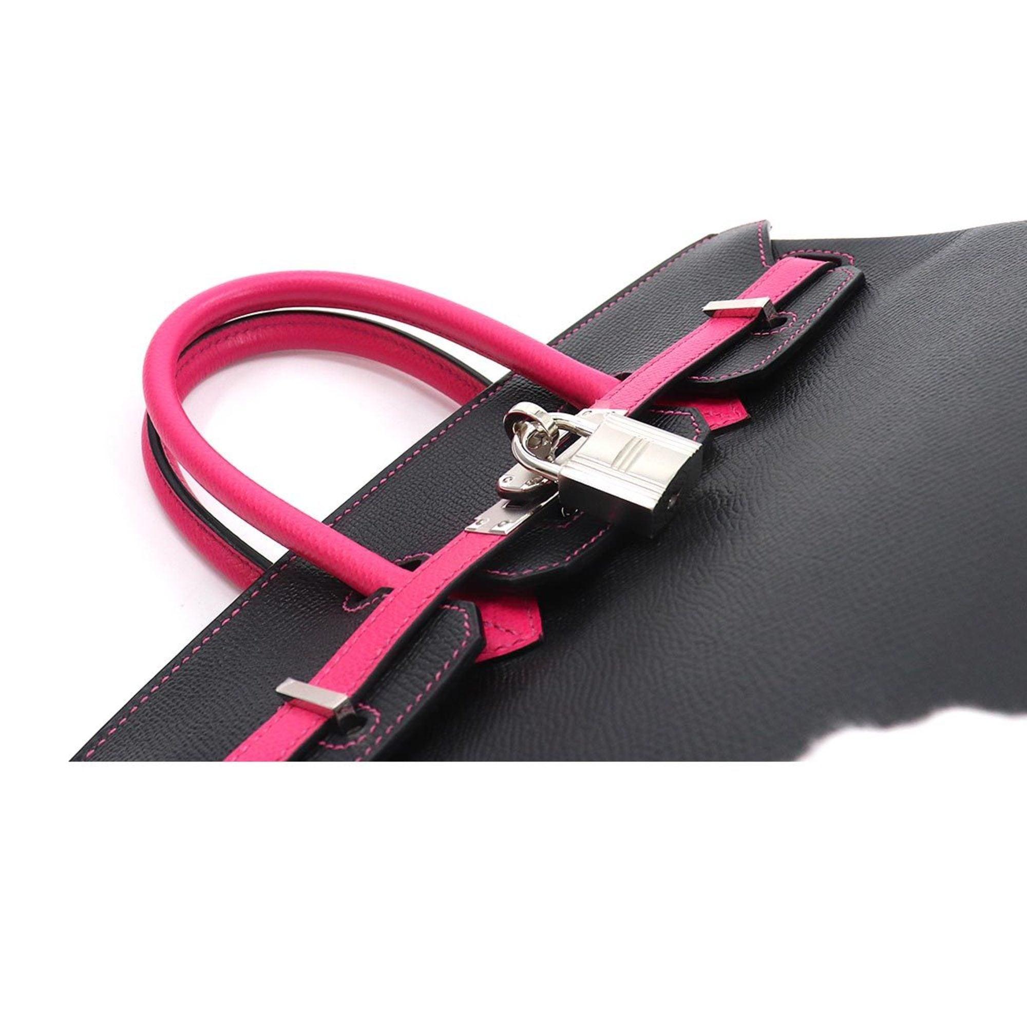 Hermes Birkin 25 Personal SPO Handbag Epson Black Rose For Sale 3