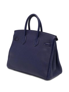 Hermès Birkin 25 Retourne Blue Sapphire Togo PHW