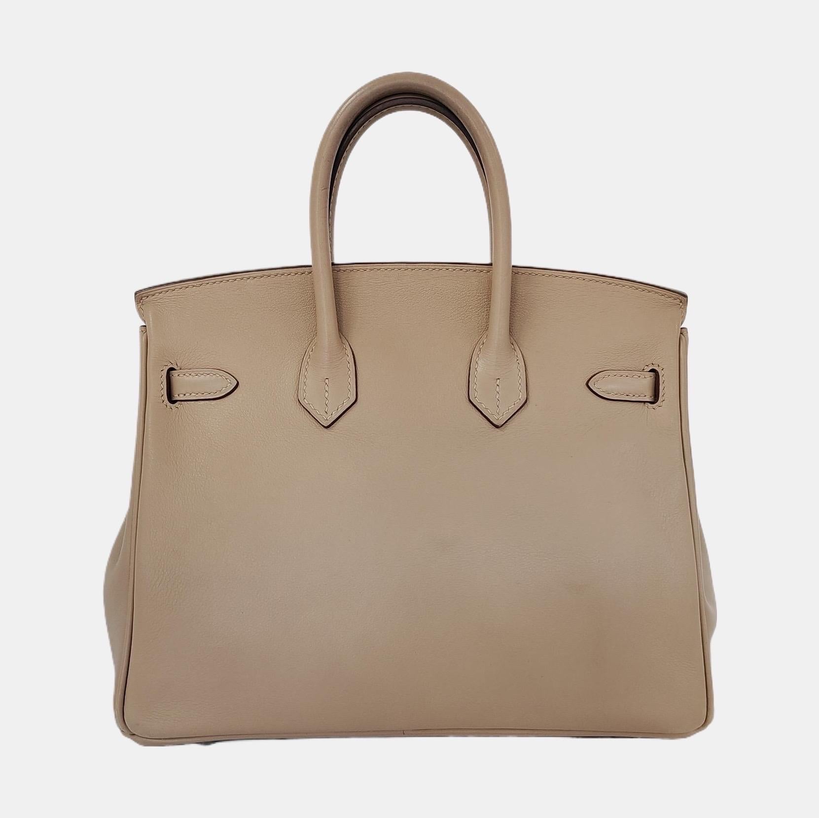 Hermes Birkin 25 Rose Eglantine Pink Swift Leather Palladium Hardware 2016 In Good Condition In AUBERVILLIERS, FR