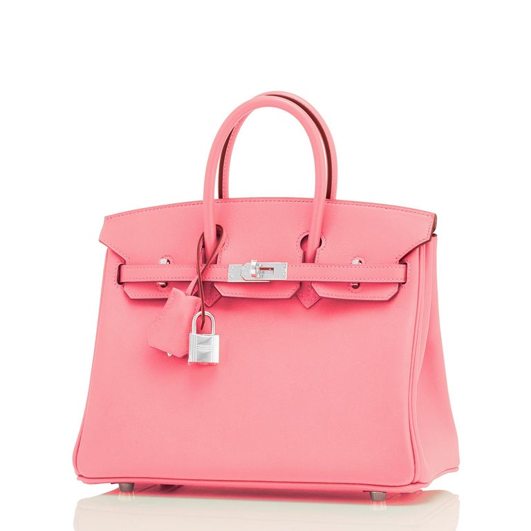 Hermes Kelly Cut Rose D'ete Swift Clutch Bag PHW Brand New in