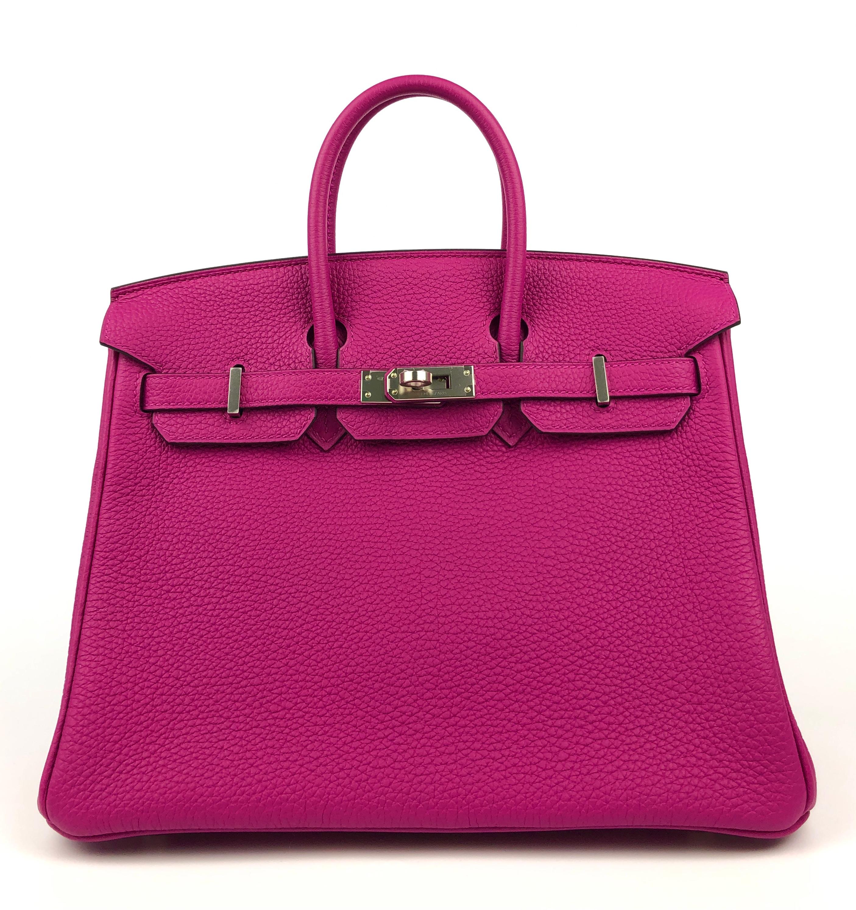 NEW Hermes Birkin 25 Rose Pourpre Pink Purple Togo Palladium Hardware. Y Stamp 2020

Shop with Confidence from Lux Addicts. Authenticity Guaranteed!