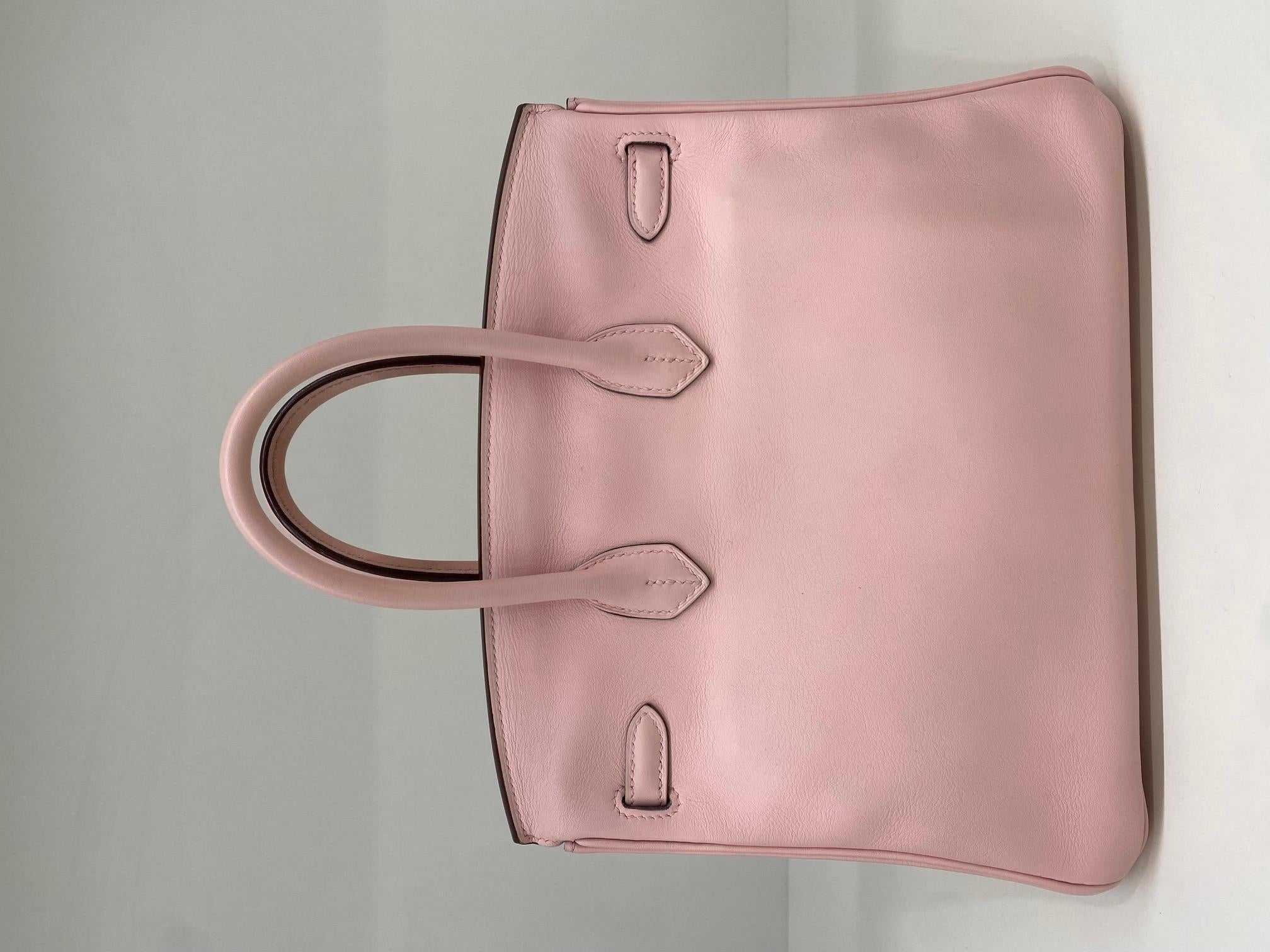Beige Hermes Birkin 25 Rose Sakura GHW For Sale