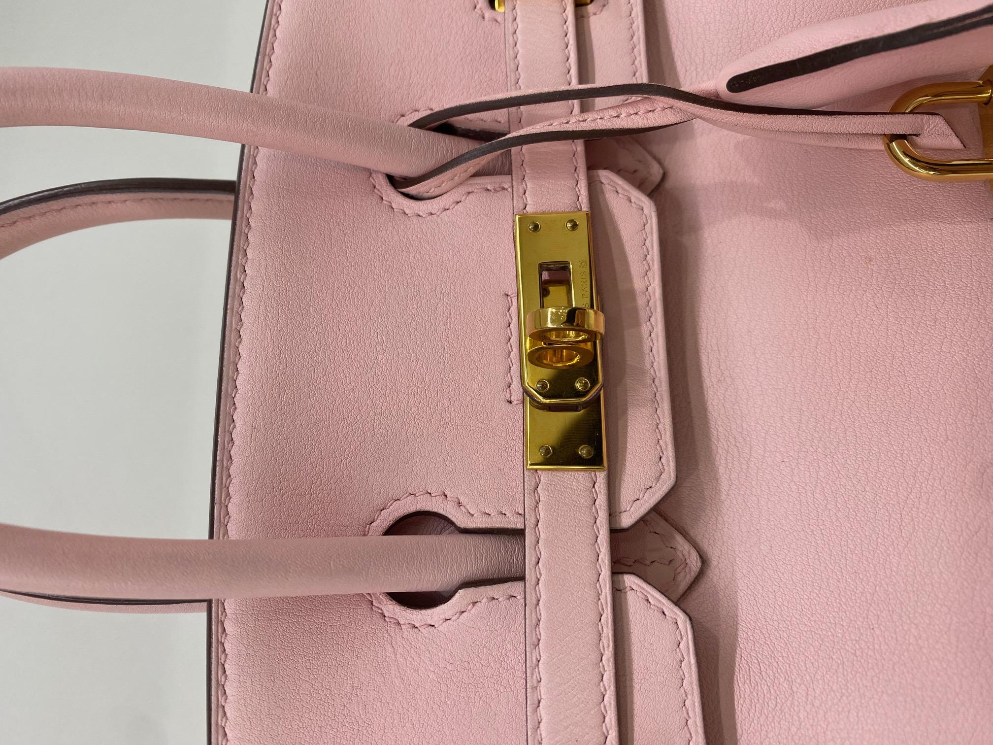 Women's or Men's Hermes Birkin 25 Rose Sakura GHW For Sale